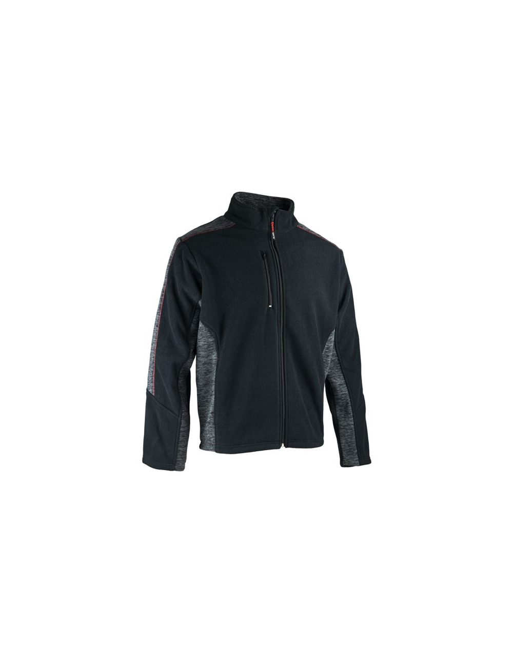 Veste polaire polar - noir/gris chiné - t.4 - 2289-4
