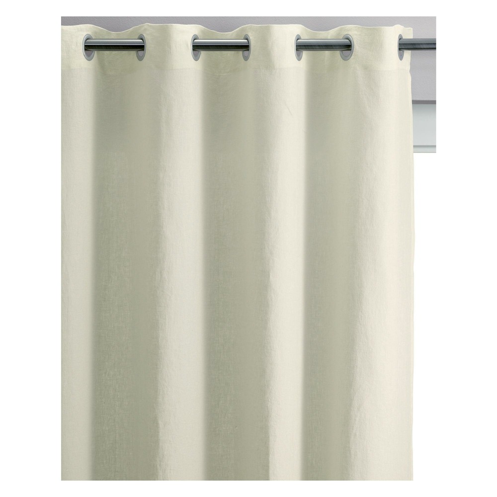 Rideau stonewashed zeff craie 140 x 280 cm