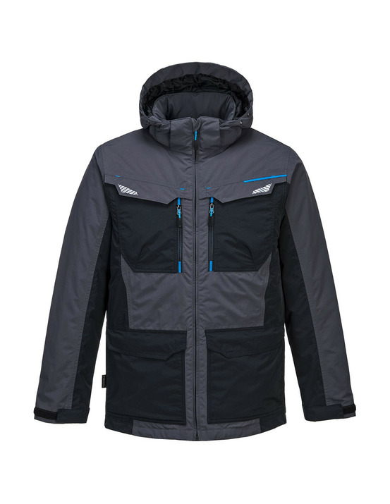 Parka wx3 couleur : gris métal taille s - portwest