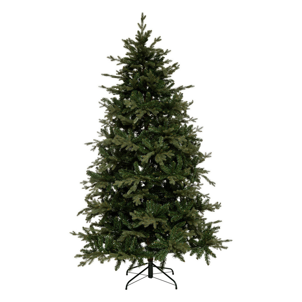 Sapin de noël artificiel vert 2 tons h 210 cm
