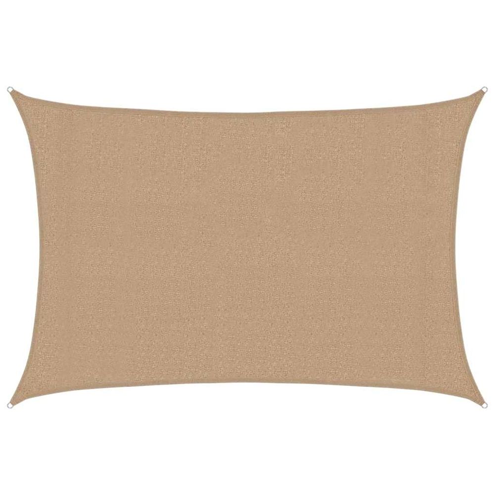 Voile d'ombrage 160 g/m² taupe 3x4 m pehd