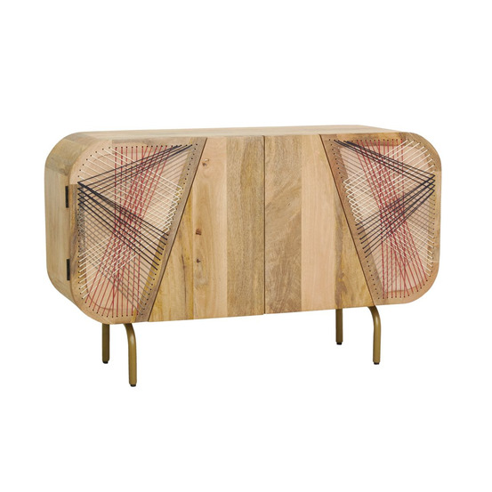 Buffet en manguier sring art 4 portes