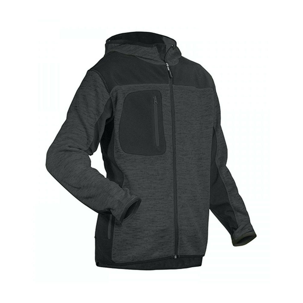 Veste softshell tricot bora gris foncé noir tl coverguard 5borgl