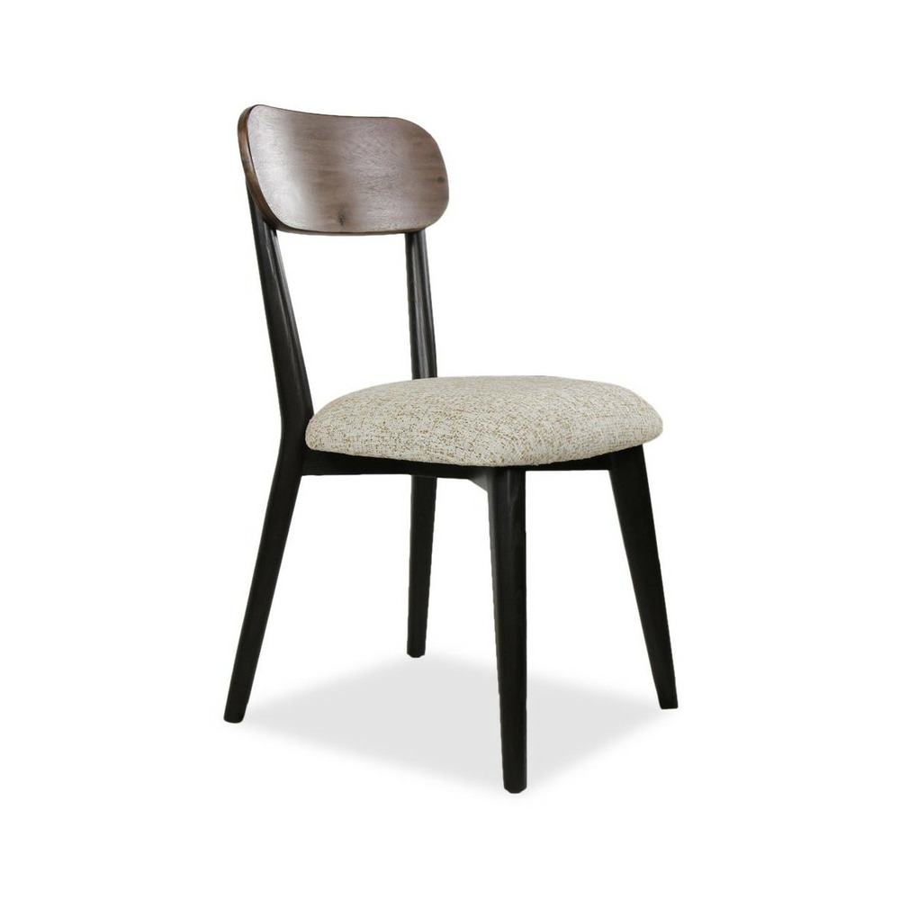 Lot de 2 chaises bois marron - interior's