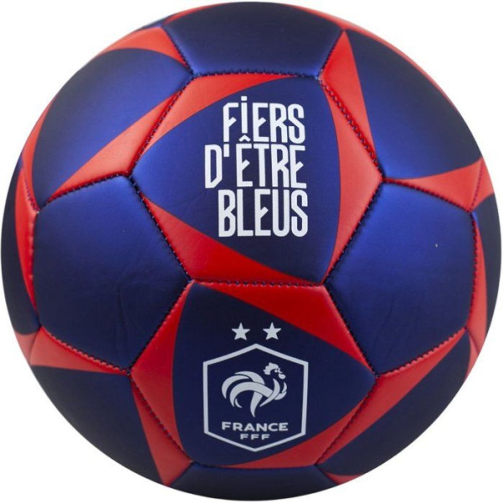 Ballon de football - - jersey supreme - t5 - bleu/rouge