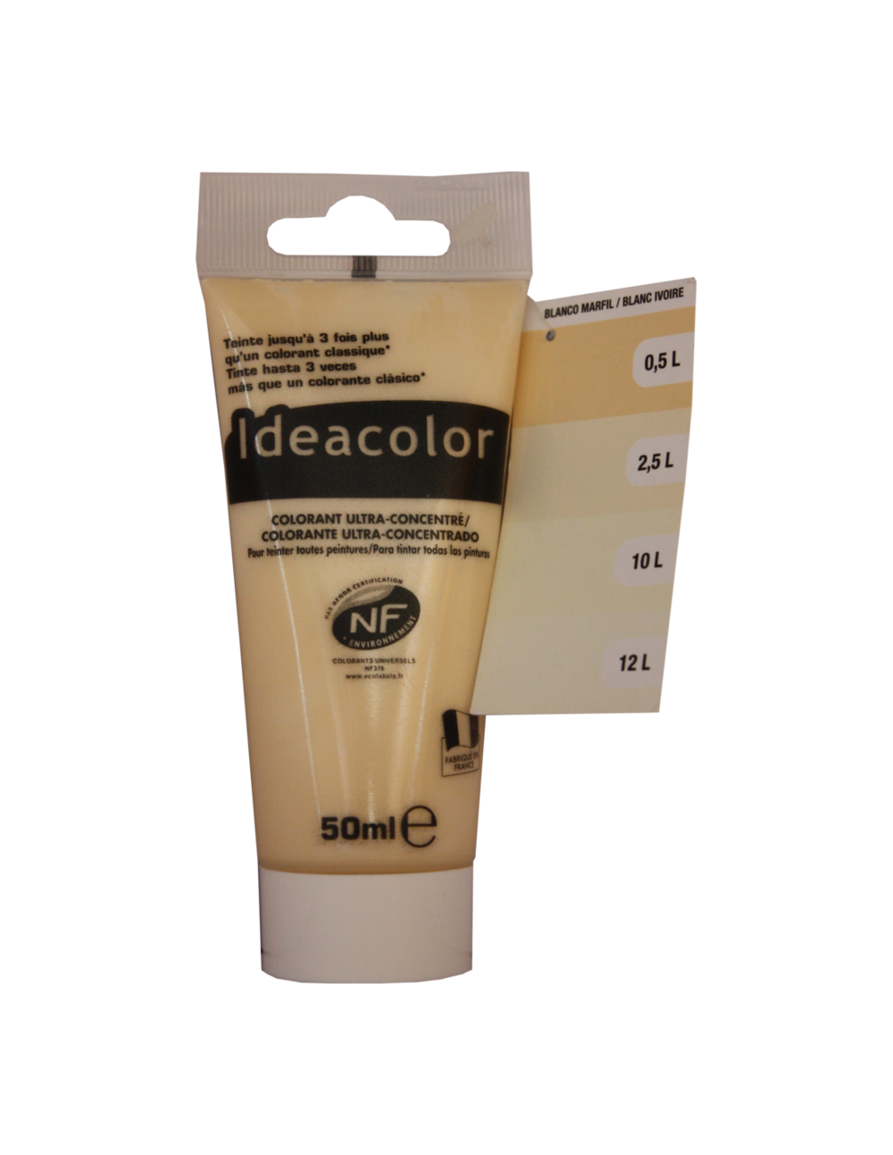 Colorant blanc ivoire 2010 50ml - ideacolor