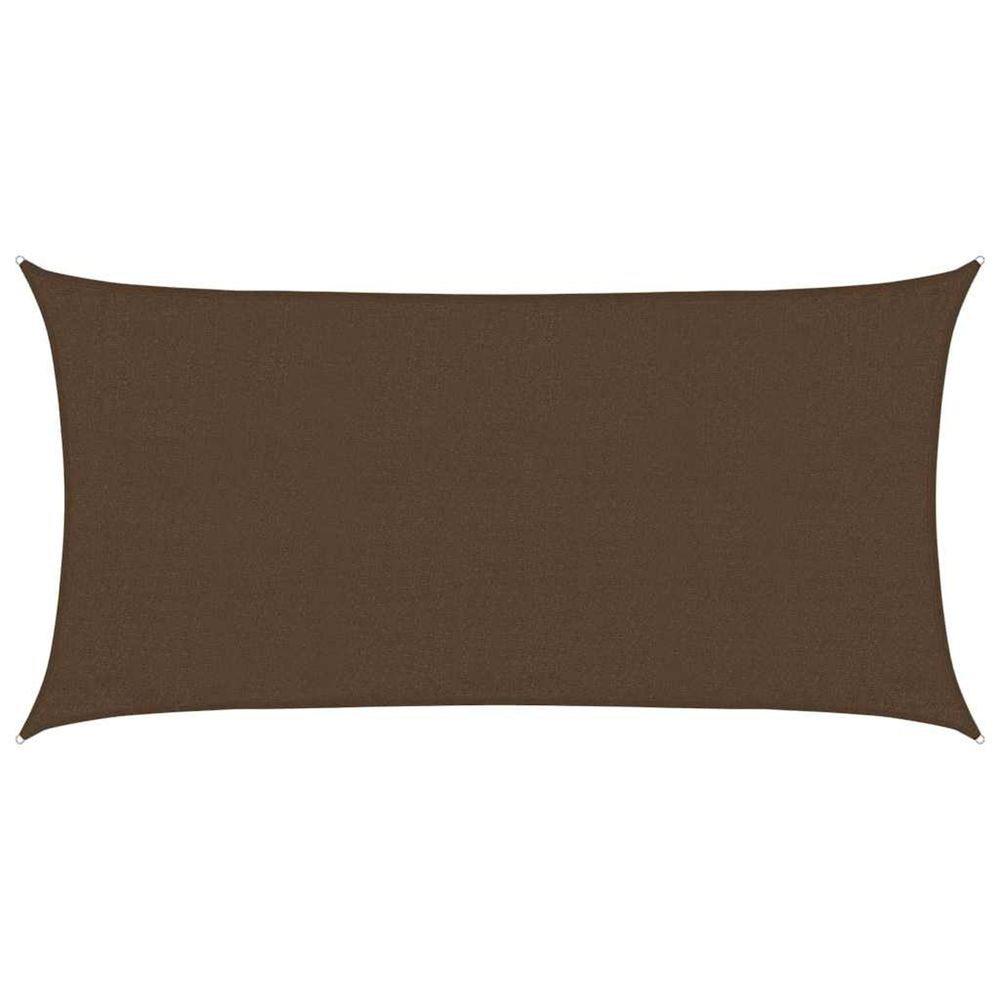 Voile d'ombrage 160 g/m² marron 3x6 m pehd
