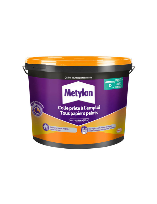 Colle tous papiers peints prête à l'emploi - metylan