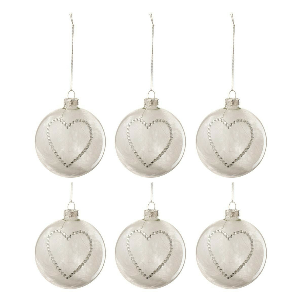 Lot de 6 boules de noël 