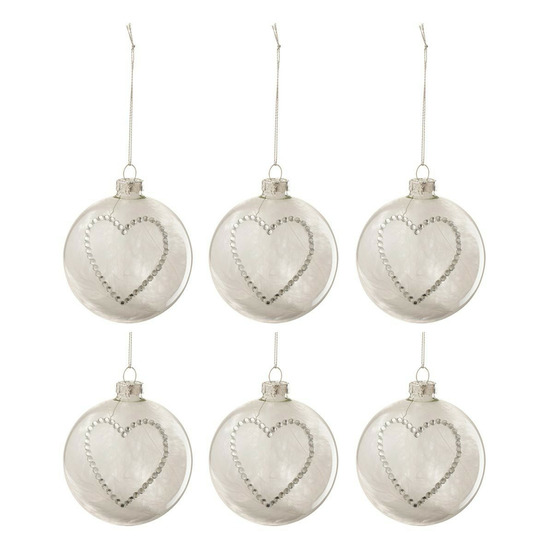 Lot de 6 boules de noël