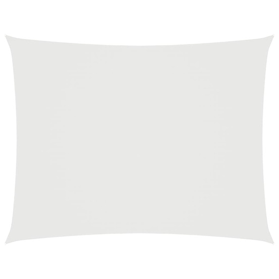 Voile de parasol tissu oxford rectangulaire 3x5 m blanc
