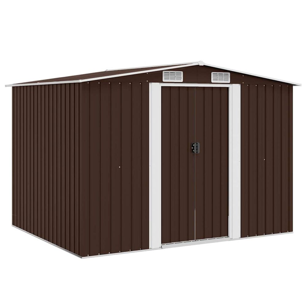Abri de stockage pour jardin Marron