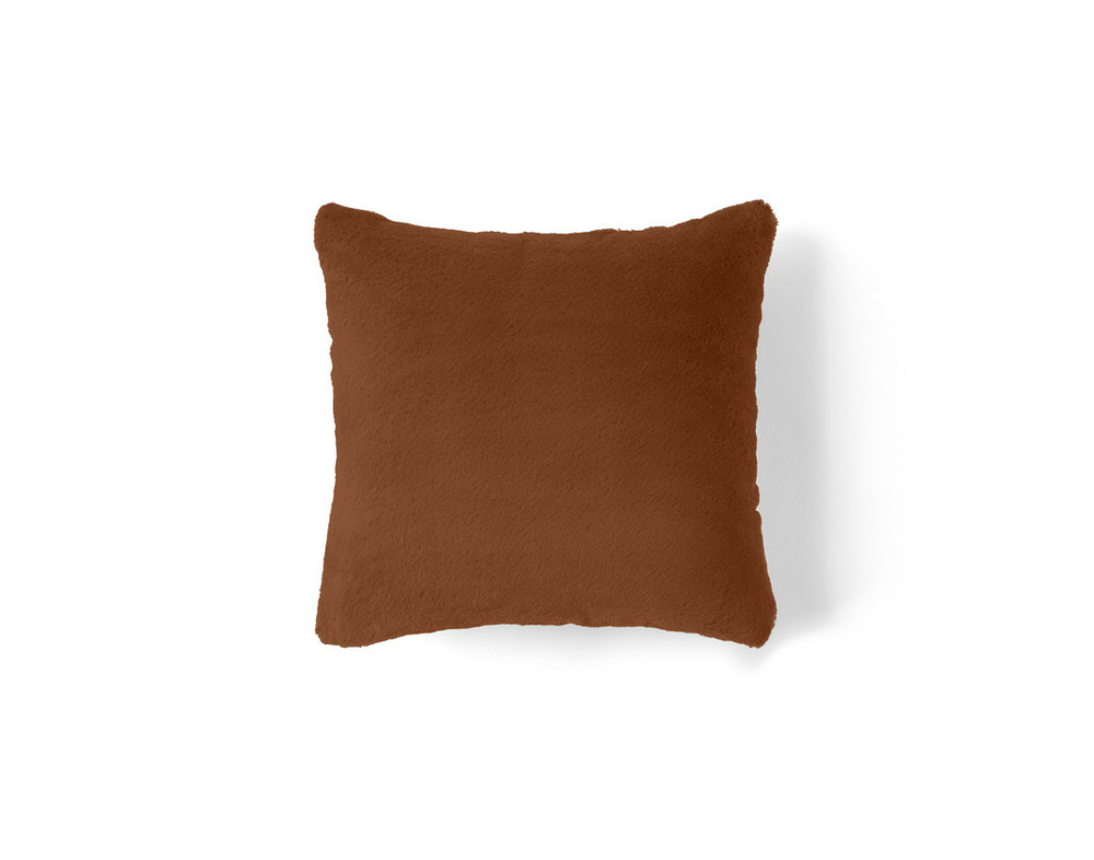 Crocus - coussin - en fausse fourrure - 35x35 cm