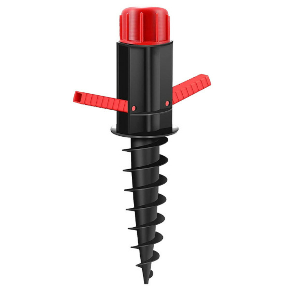 Parasol plastique noir 37x6x6 cm plage et jardin 10505