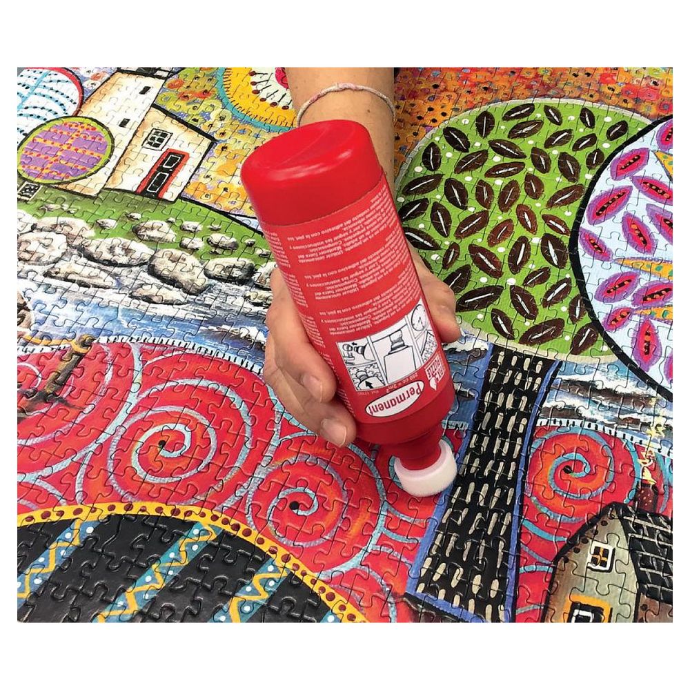 Colle permanente pour puzzle permanent fix