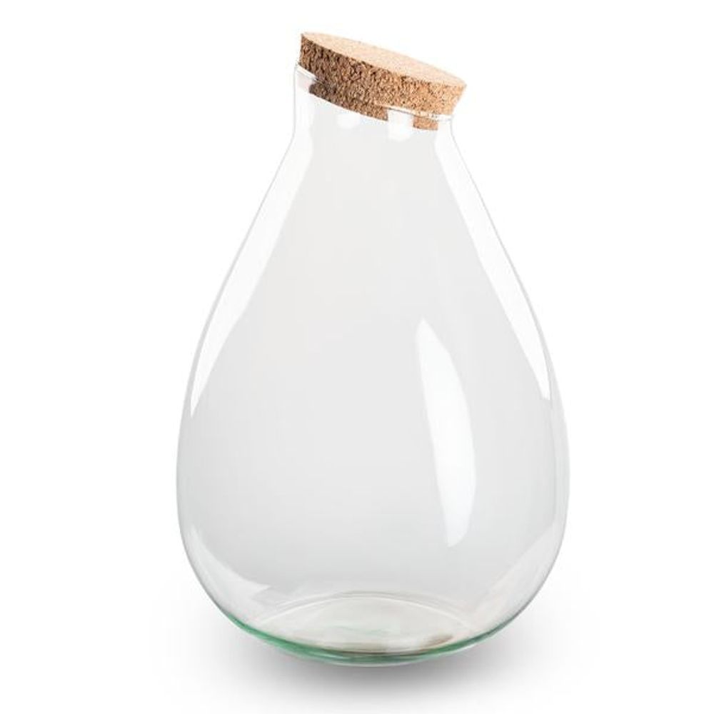 Bouteille pour terrarium drop xl - h 37 cm