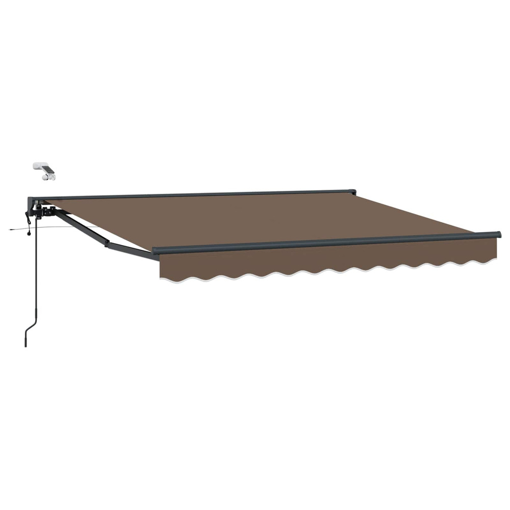 Auvent rétractable électrique taupe 2,5 x 2 m