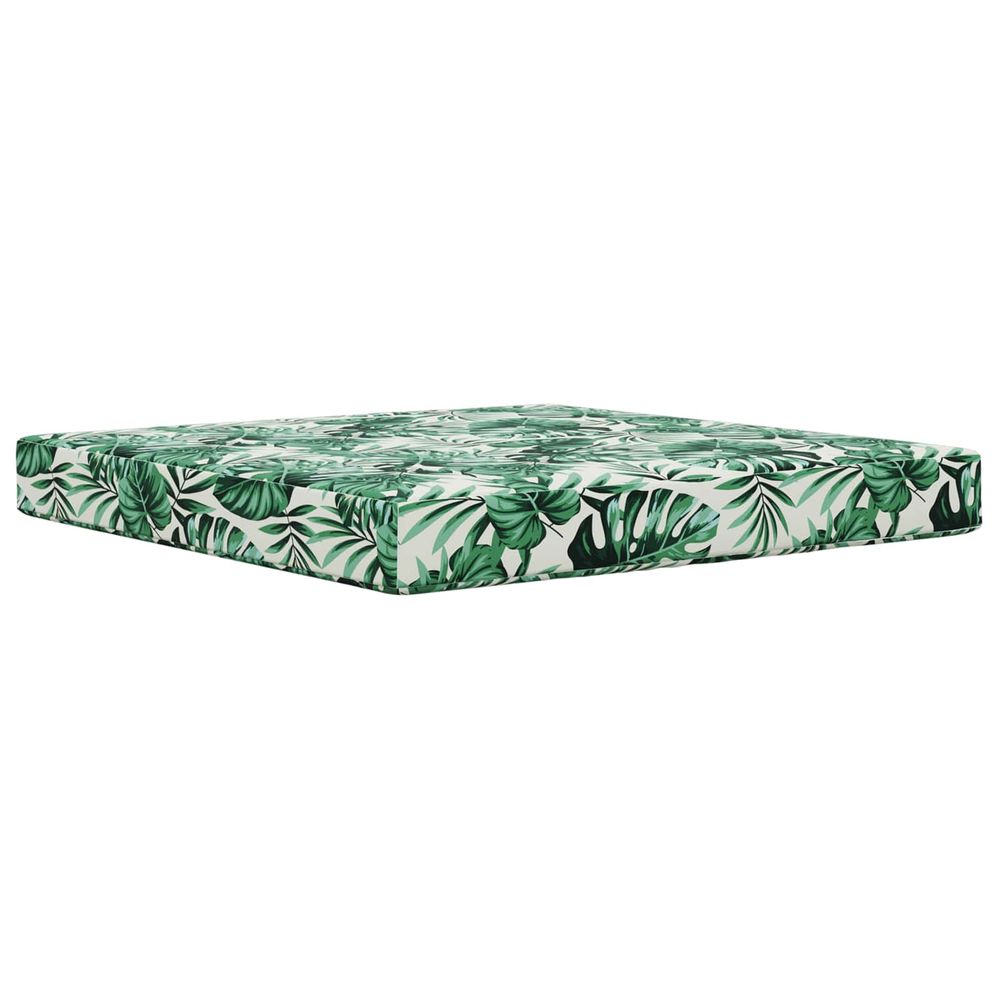Coussin de canapé d'extérieur polyester motif feuilles