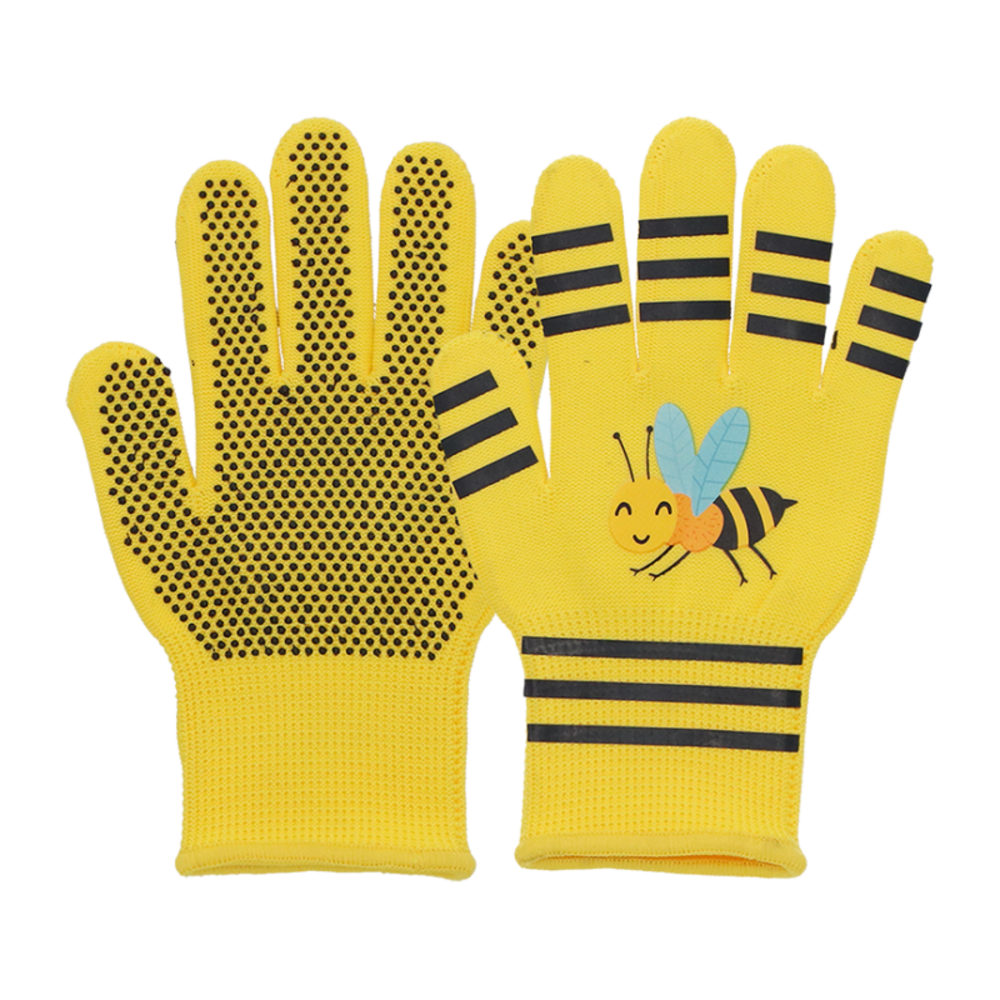 Gants enfants motif abeille 3 à 8 ans