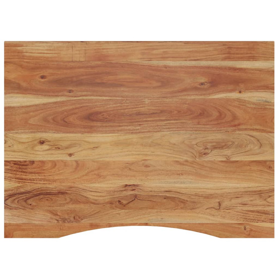 Dessus de bureau 100x80x2,5 cm rectangulaire bois massif acacia