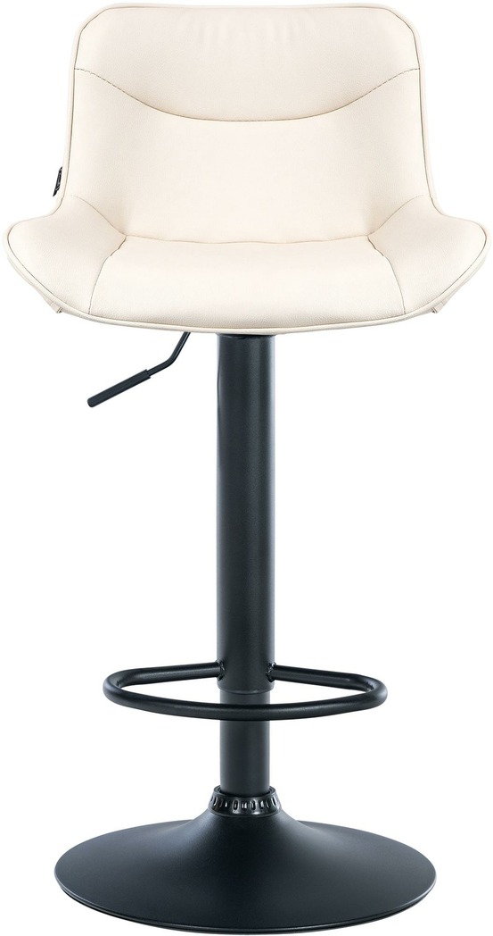 Tabouret de bar vonore simili cuir noir