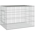 Cage à lapin 78x54x54 cm fer galvanisé