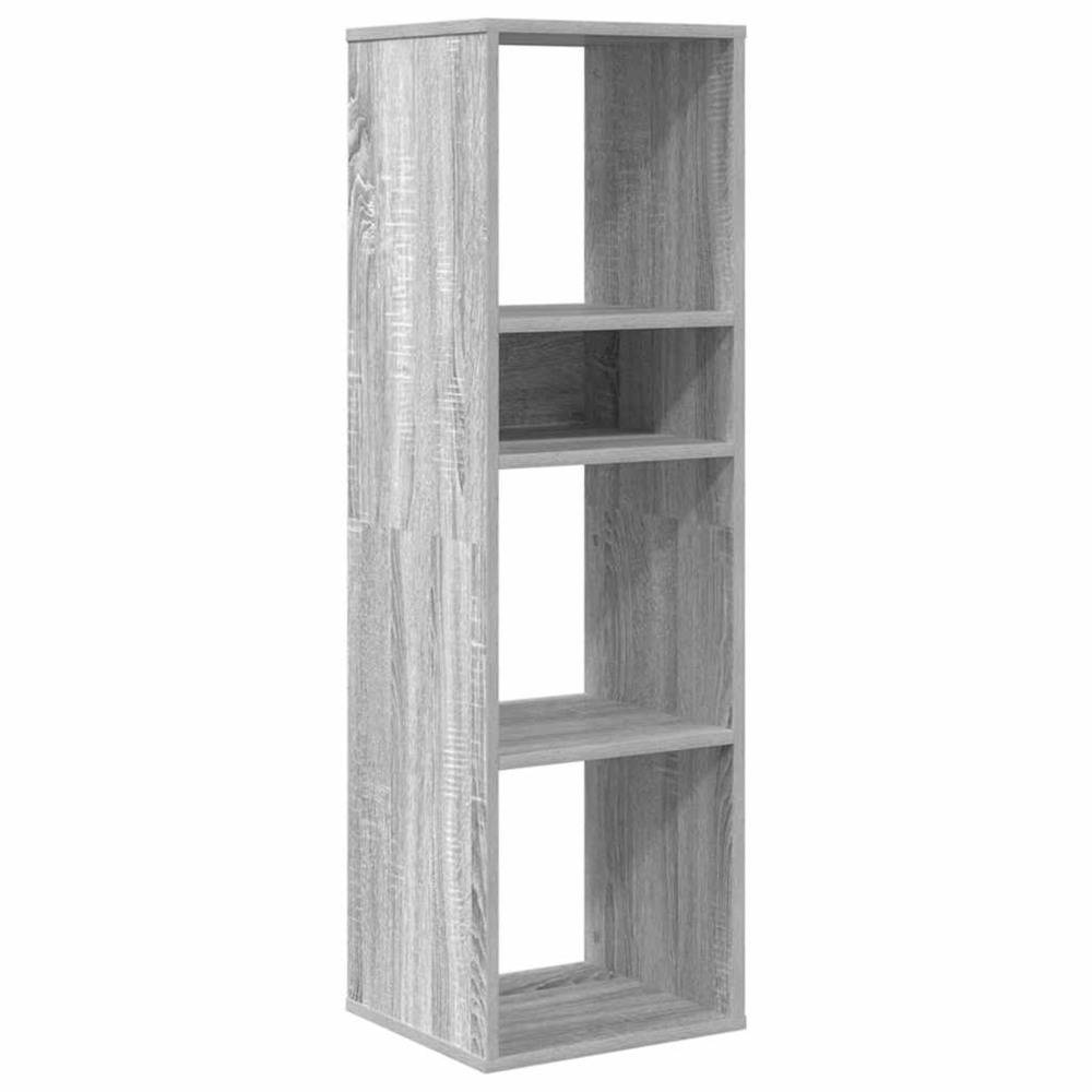 Bibliothèque sonoma gris 34x31x112 cm bois d'ingénierie