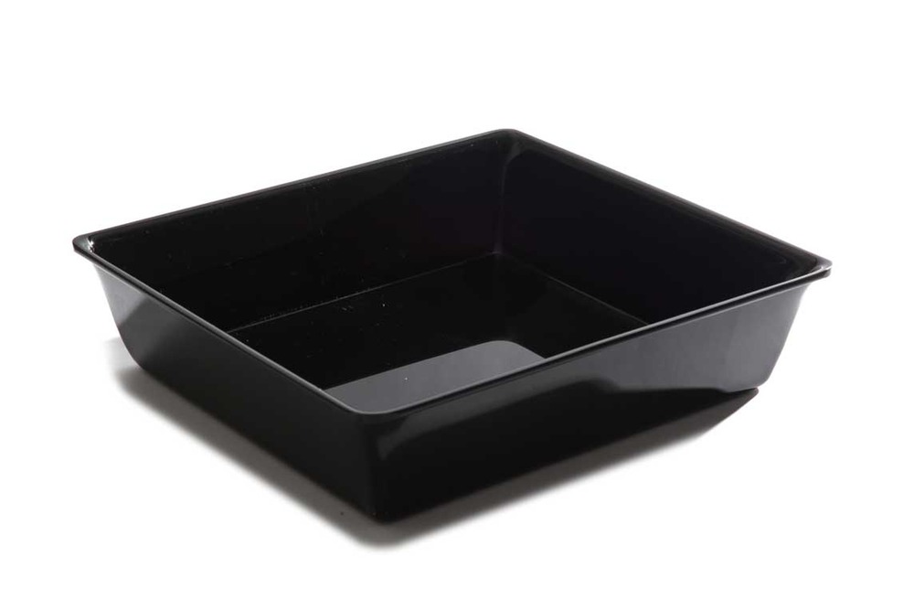 Plateau en plexiglas gastronorme gn 2/3 354x325x80mm noir - matériel chr pro