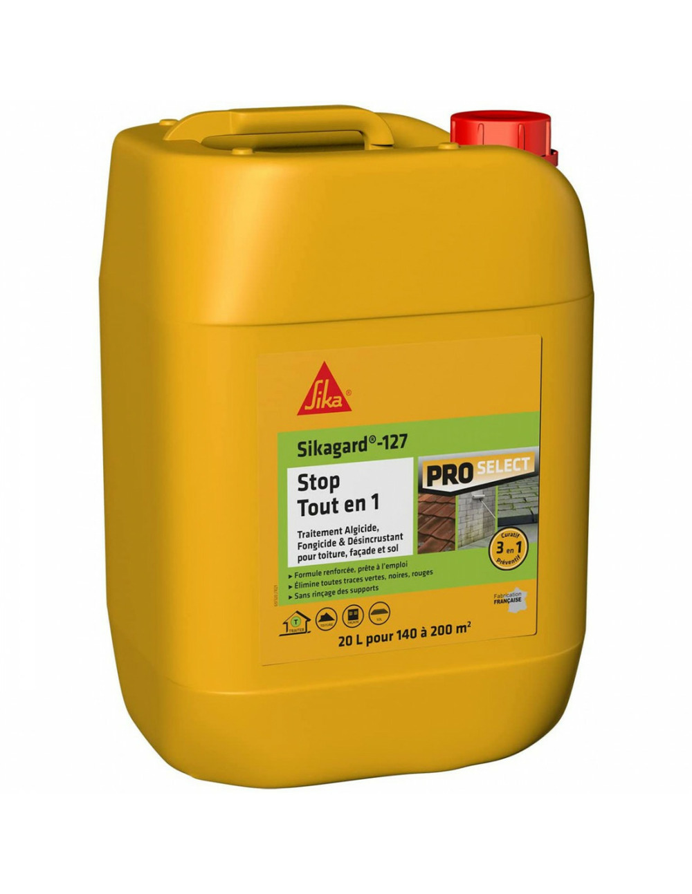 Sikagard 127 - stop tout en 1 traitement curatif et désincrustant 5 litres - sika