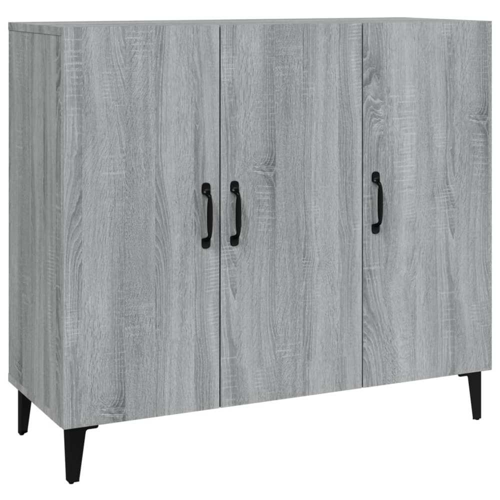 Buffet bahut commode armoire meuble de rangement organisateur cuisine salle de séjour salon sonoma 90 x 34 x 80 cm bois d'ing