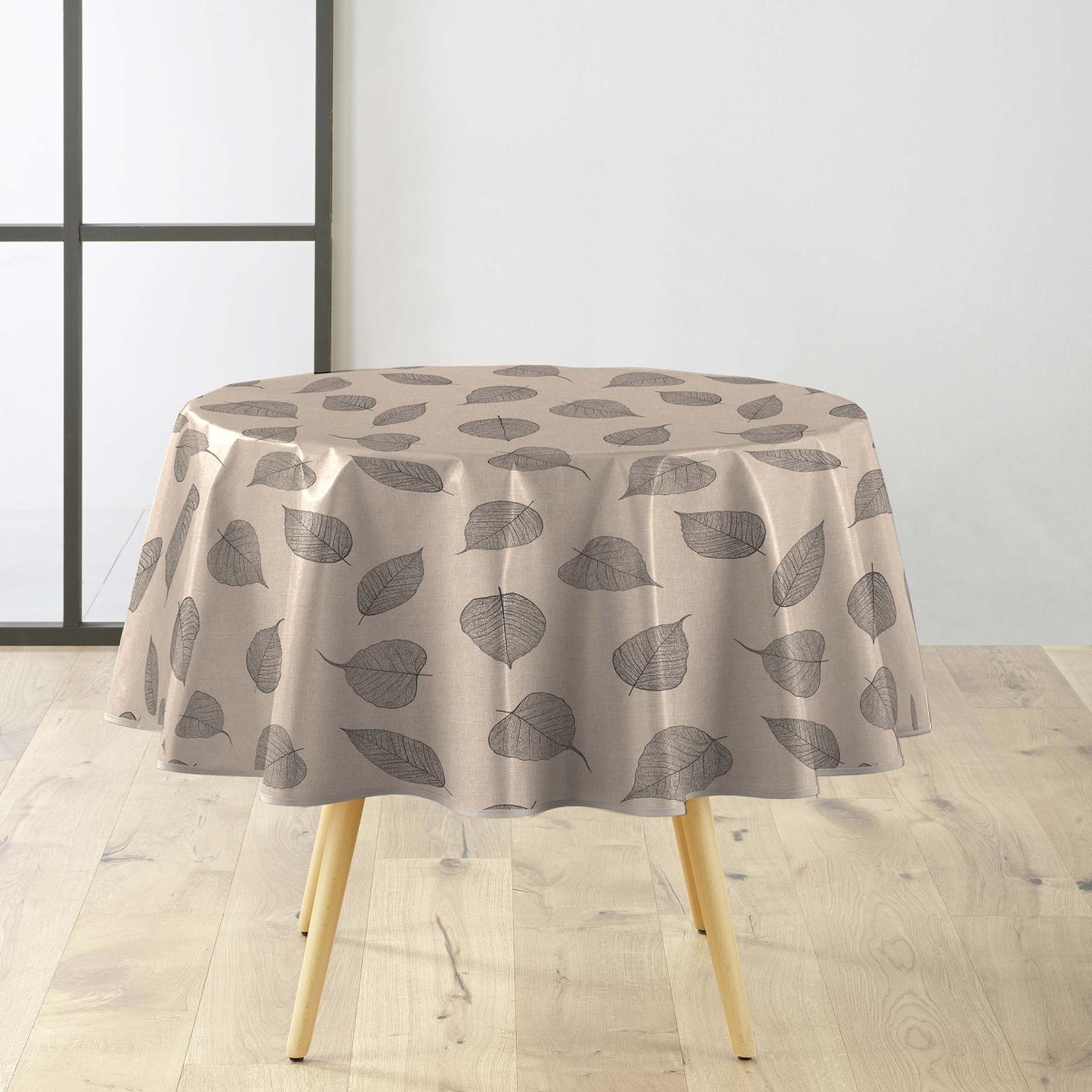 Nappe toile cirée ronde 