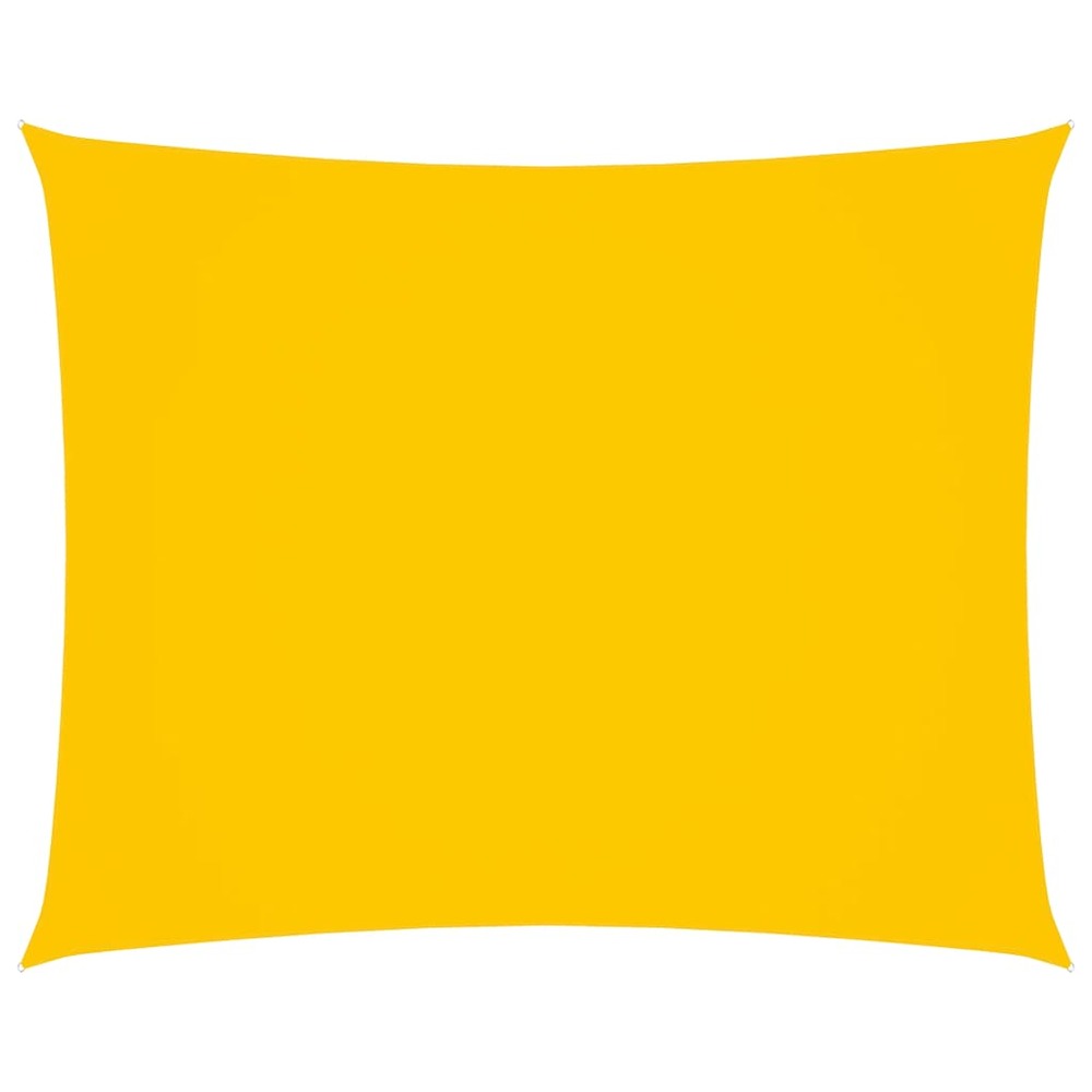 Voile de parasol tissu oxford rectangulaire 2,5x4,5 m jaune