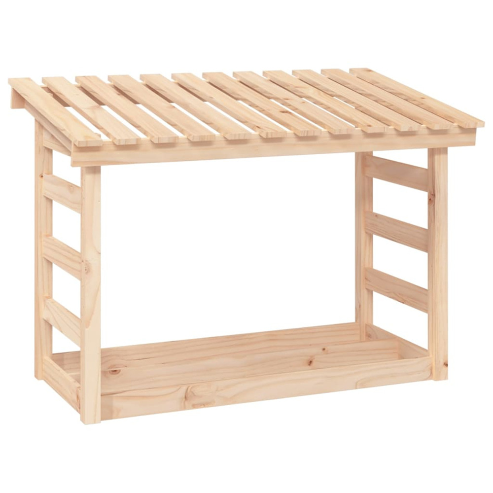 Support pour bois de chauffage 108x64,5x78 cm bois de pin