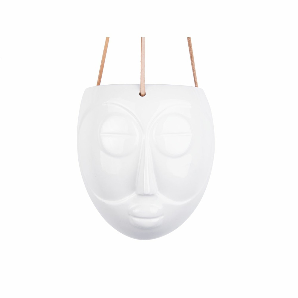 Cache-pot design suspendu mask