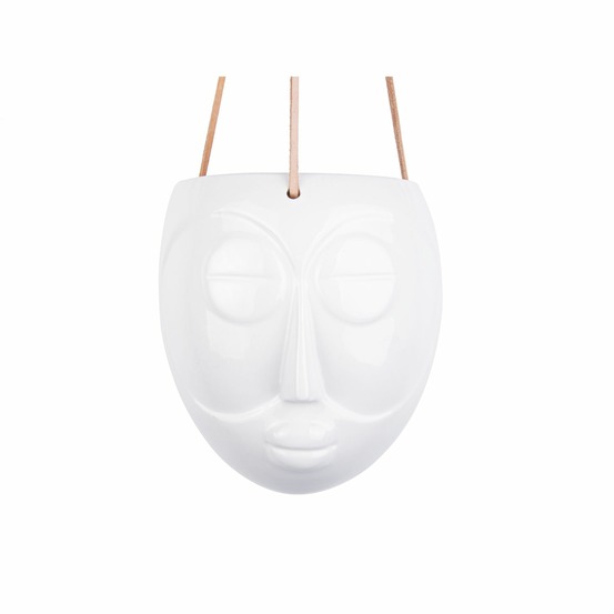 Cache-pot design suspendu mask
