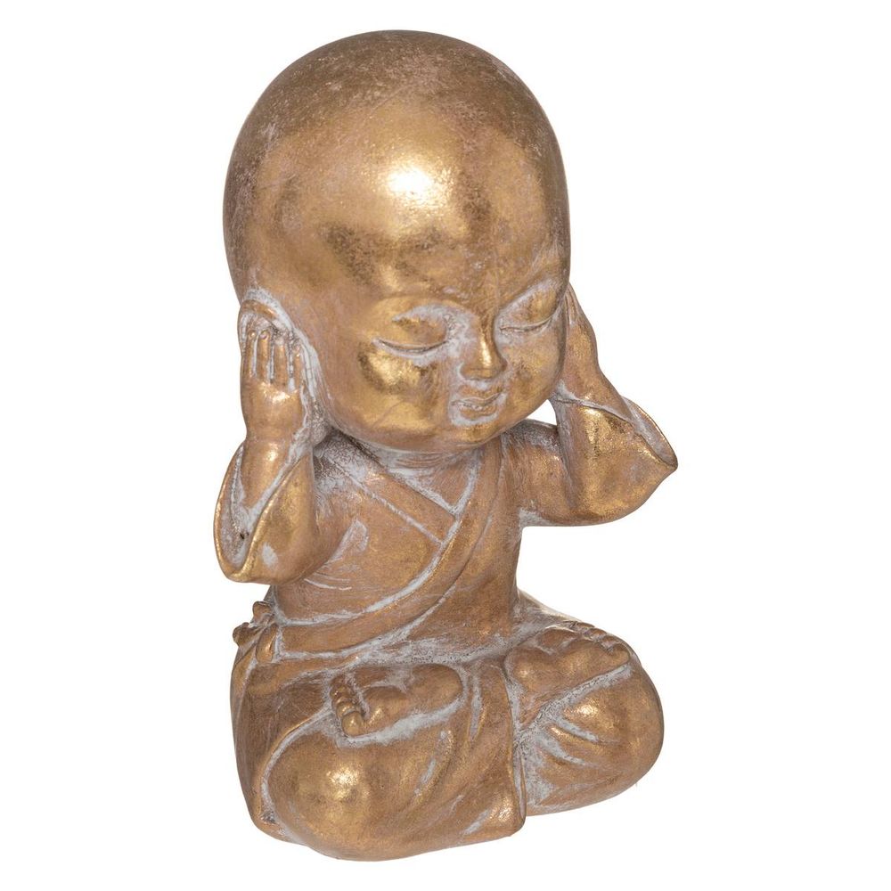 Bouddha assis jian h.14,5cm résine