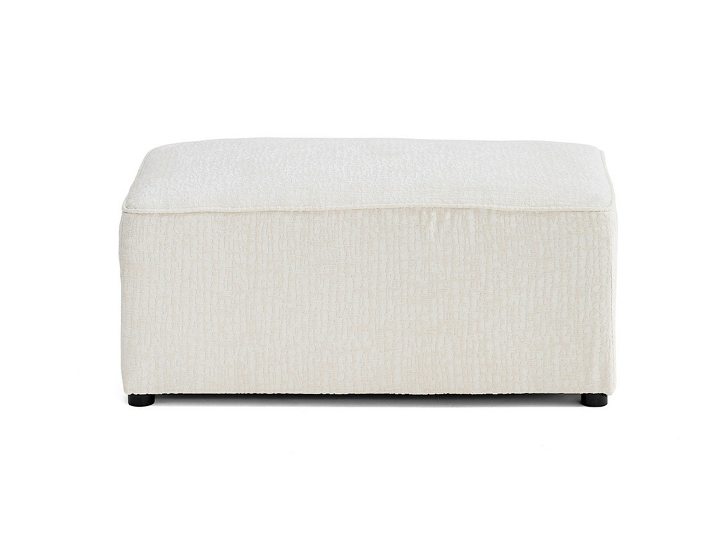 Topaze - pouf - en tissu velours relief
