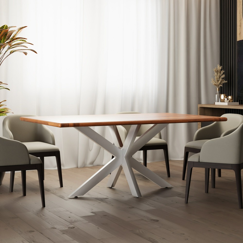 Pieds de table hardwick 120x68x71 cm