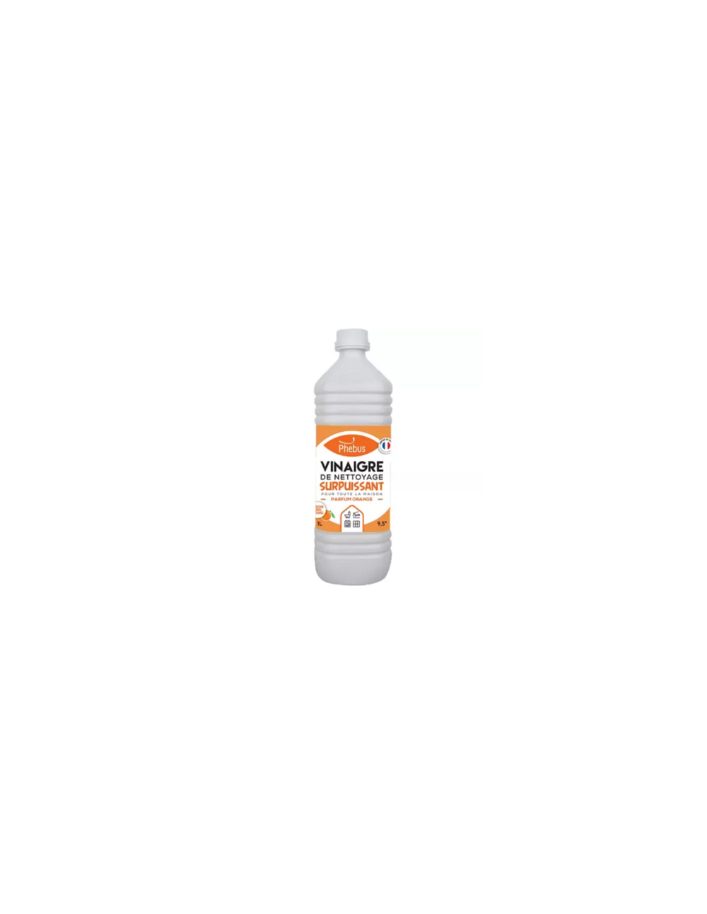 12 vinaigre de nettoyage 9,5° phebus orange 1l - ciron-phebus