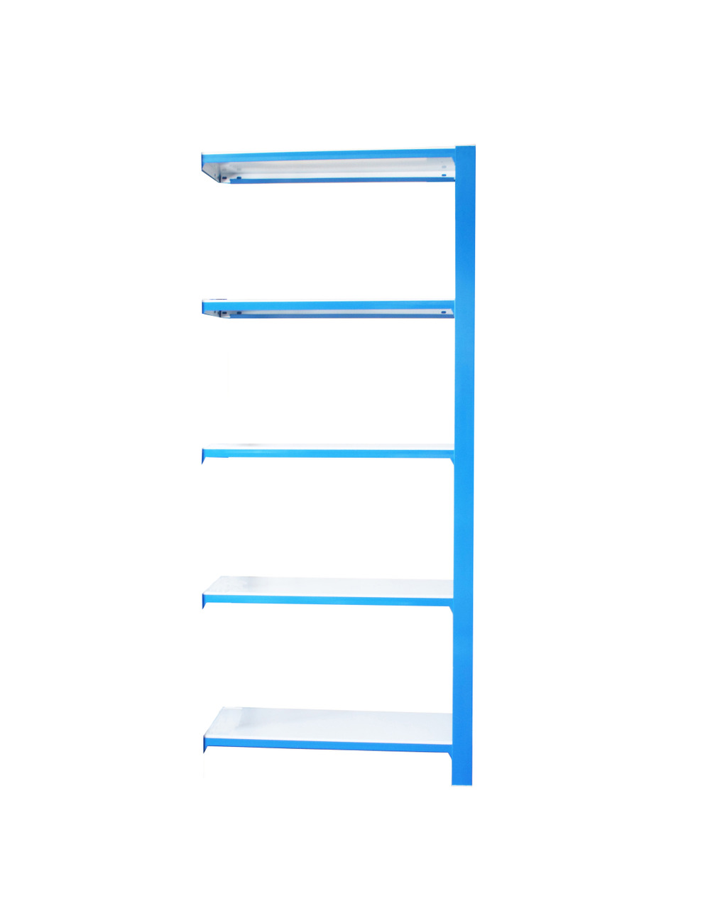 Etagère légère sans vis officlick 5/300 wood a.m. Bleu/blanc bleu/blanc 2100x900x300 - simonrack