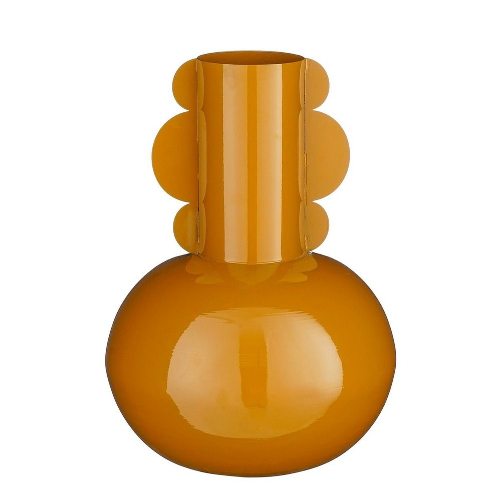 Mica decorations boyd vase - h36 x ø25 cm - métal - marron