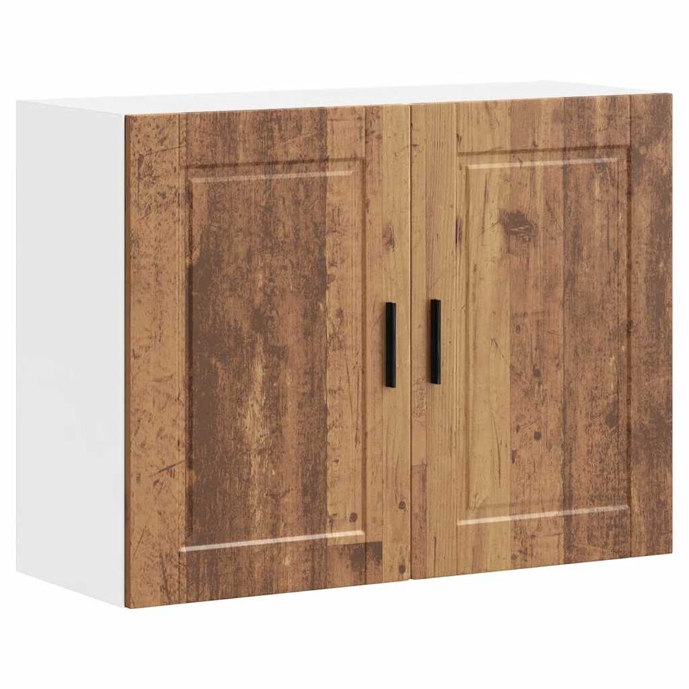 Armoire murale de cuisine porto vieux bois bois d'ingénierie