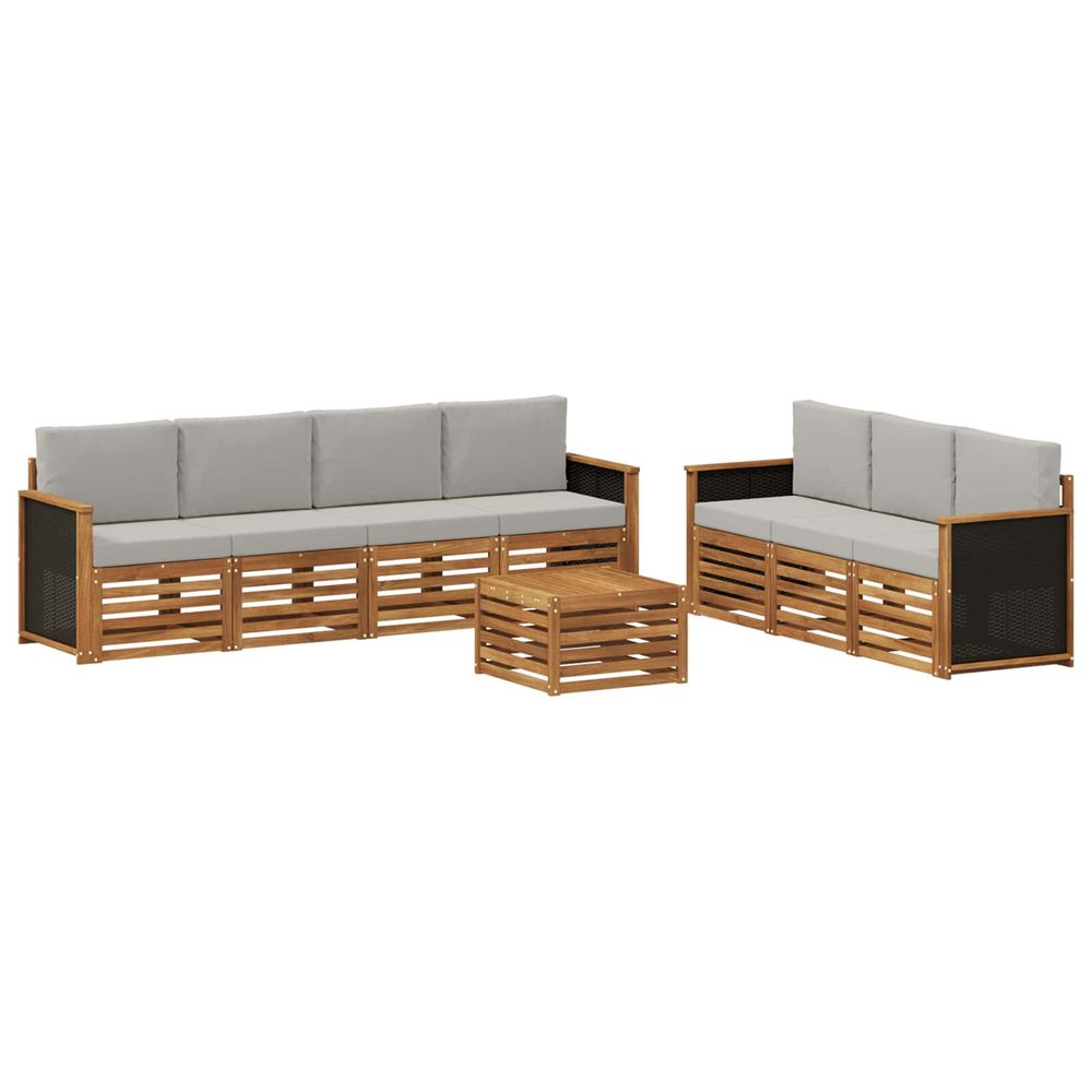 Ensembles de canapés 8 pc bois d'acacia massif