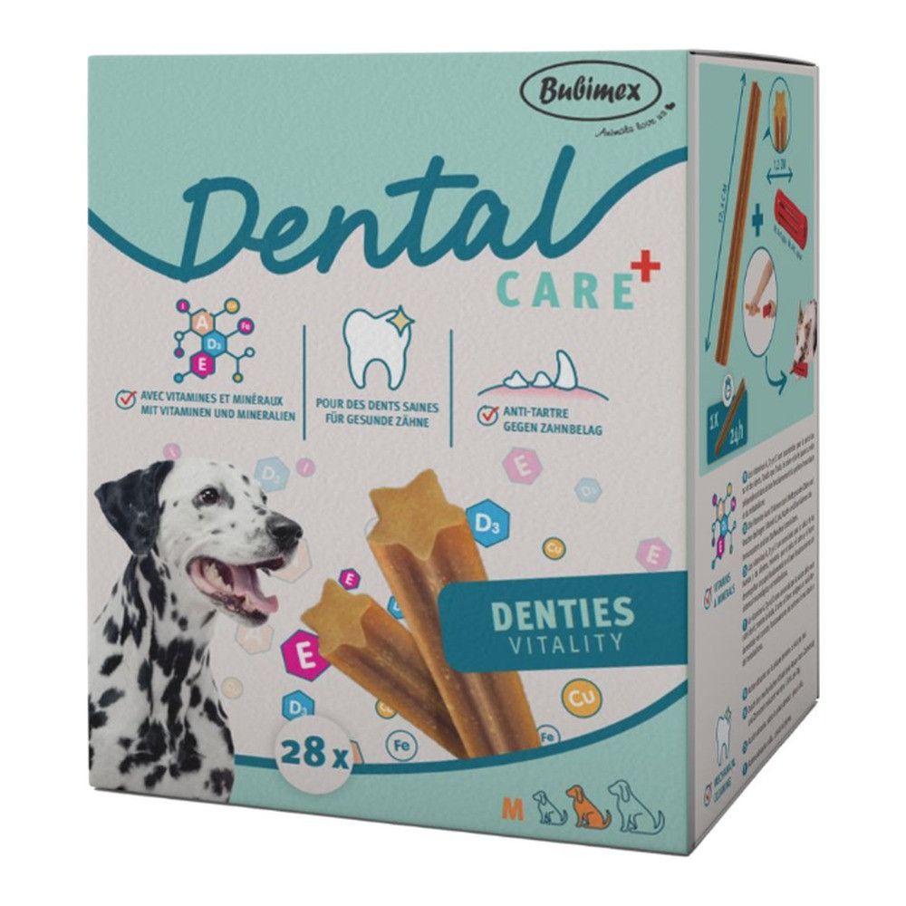 Bâtonnets à mâcher dentaires pour chien bubimex denties vitality m - 4x7, 7