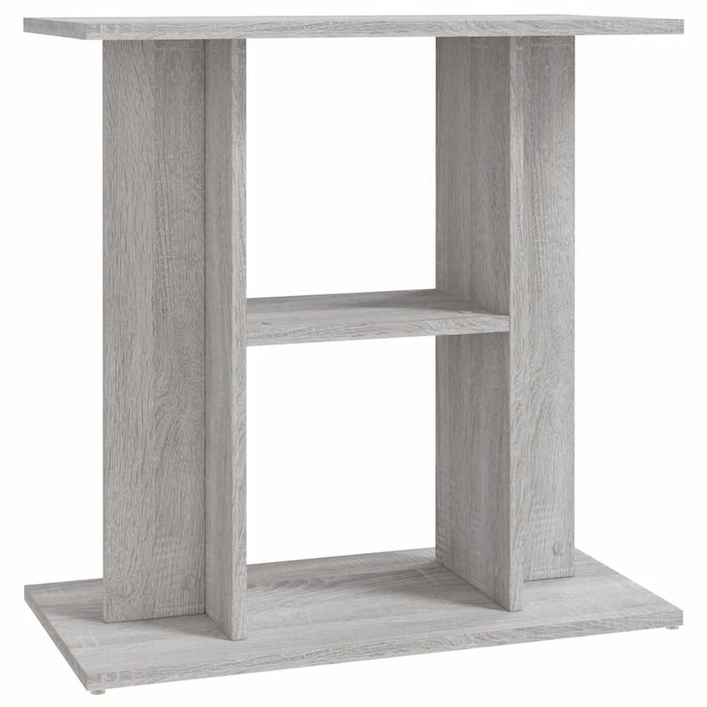 Support d'aquarium gris sonoma 60x30x60 cm bois d'ingénierie