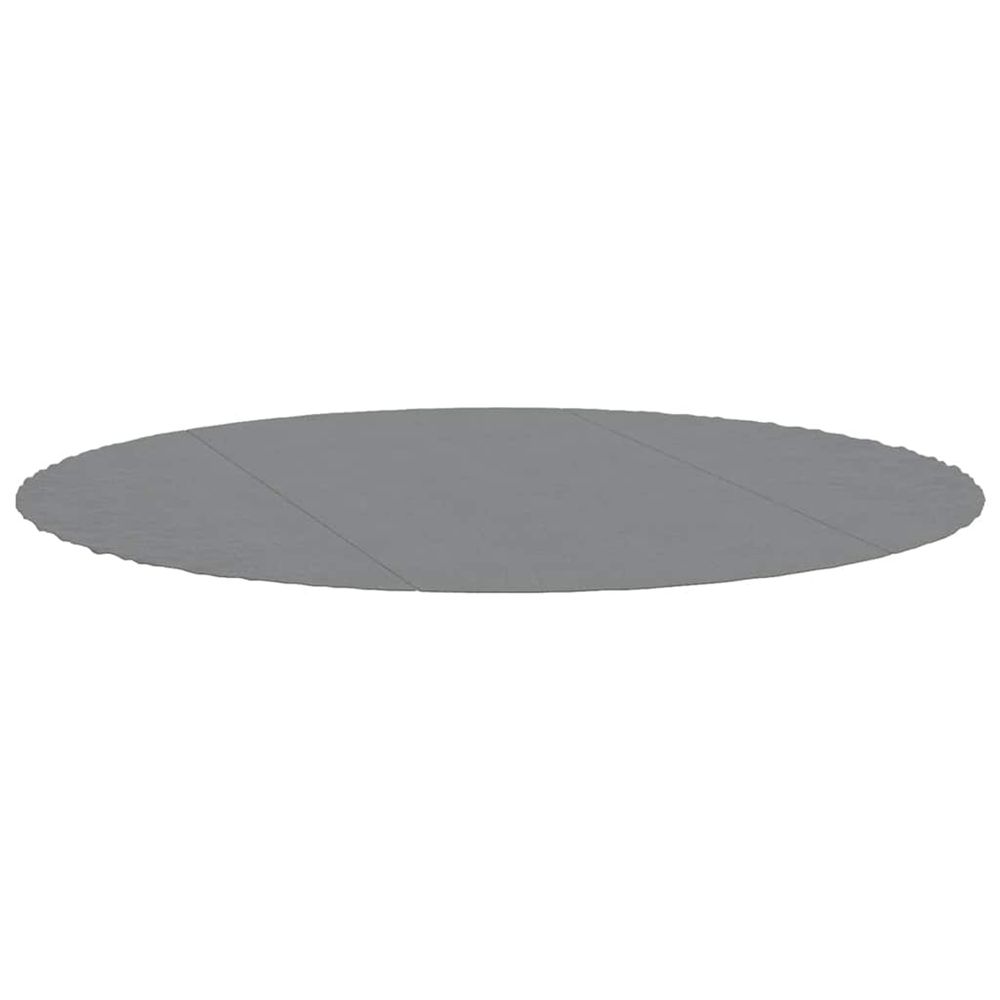 Tapis de piscine ø 366 cm (2 mm) tissu non tissé gris clair