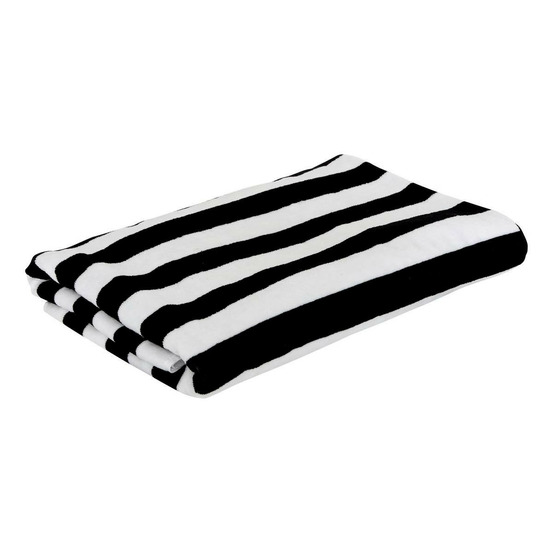 Drap de bain à rayures
