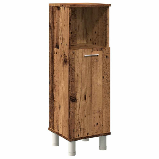 Armoire de salle de bain vieux bois 30x30x95 cm bois ingénierie