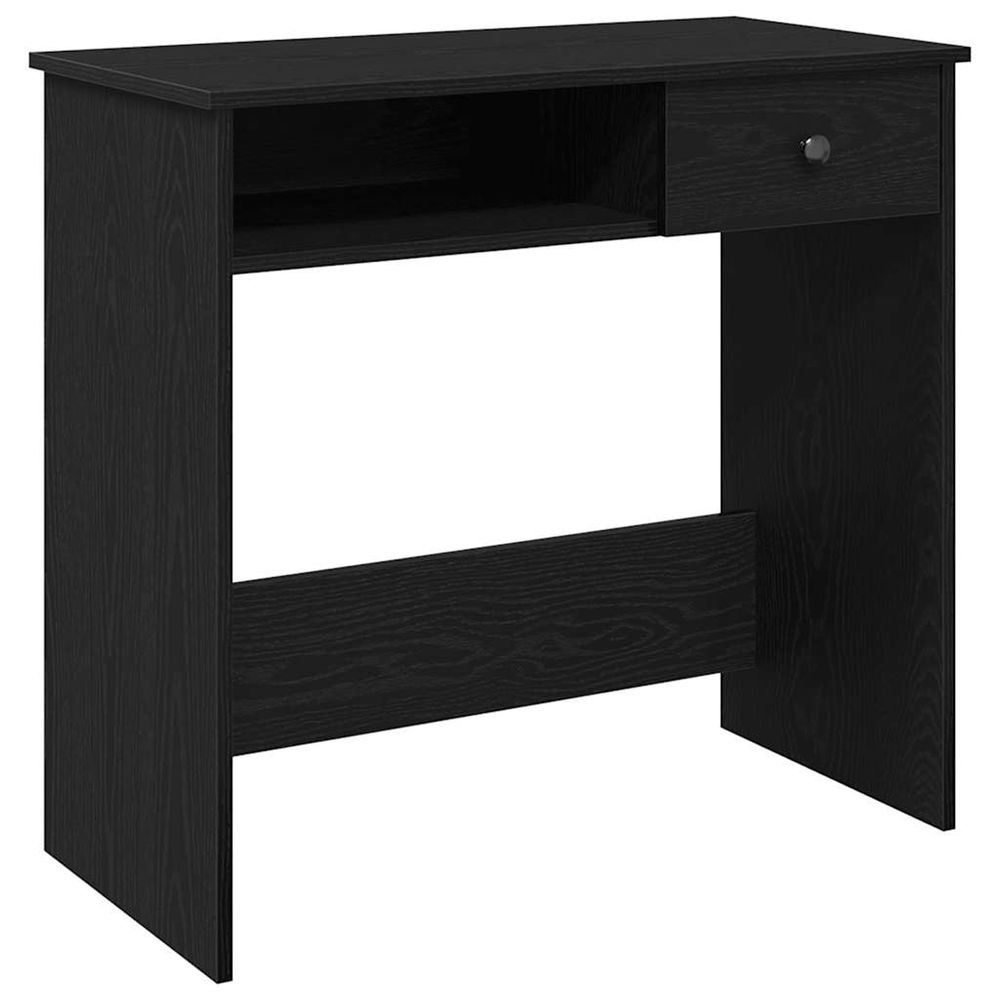 Bureau noir 80x40x75 cm aggloméré