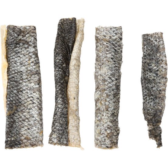 Friandises nature peau de saumon long 50 g pour chien